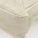 CHANEL Shoulder Bag Canvas Gray Silver CC Auth mr1301-17