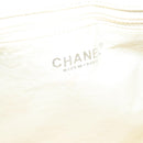 CHANEL Shoulder Bag Canvas Gray Silver CC Auth mr1301-18