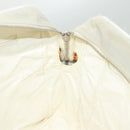 CHANEL Shoulder Bag Canvas Gray Silver CC Auth mr1301-19