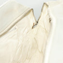 CHANEL Shoulder Bag Canvas Gray Silver CC Auth mr1301-20