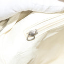 CHANEL Shoulder Bag Canvas Gray Silver CC Auth mr1301-11