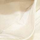 CHANEL Shoulder Bag Canvas Gray Silver CC Auth mr1301-21