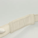 CHANEL Shoulder Bag Canvas Gray Silver CC Auth mr1301-14