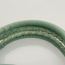 BALENCIAGA City Hand Bag Leather Green Auth mr1307-8