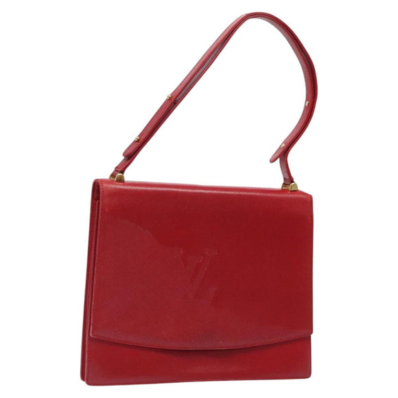 LOUIS VUITTON Opera line Delph Shoulder Bag Red M63937 LV Auth mr1310