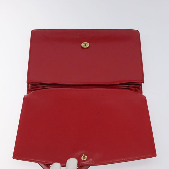 LOUIS VUITTON Opera line Delph Shoulder Bag Red M63937 LV Auth mr1310