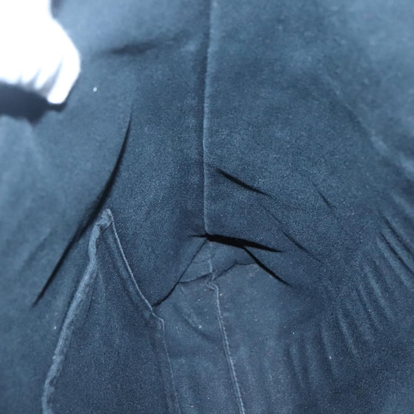 HERMES Fourre Tout Cabas Tote Bag Canvas Black Auth mr1312