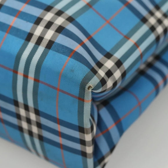 BURBERRY Nova Check Tote Bag Nylon Blue Auth mr1314