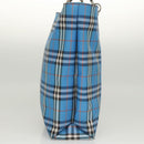 BURBERRY Nova Check Tote Bag Nylon Blue Auth mr1314-4