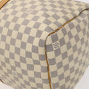 LOUIS VUITTON Damier Azur Keepall 50 Boston Bag N41430 LV Auth mr1315-9