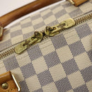 LOUIS VUITTON Damier Azur Keepall 50 Boston Bag N41430 LV Auth mr1315-10