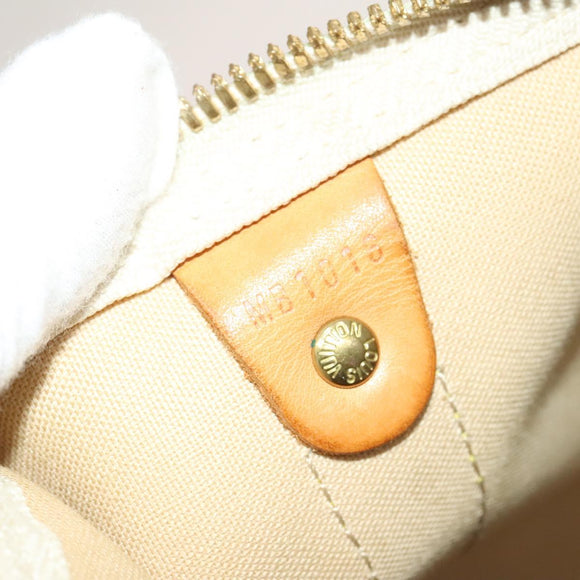 LOUIS VUITTON Damier Azur Keepall 50 Boston Bag N41430 LV Auth mr1315