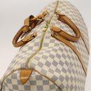 LOUIS VUITTON Damier Azur Keepall 50 Boston Bag N41430 LV Auth mr1315-6