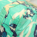 CHANEL Tote Bag Nylon Green Silver CC Auth mr1316-16