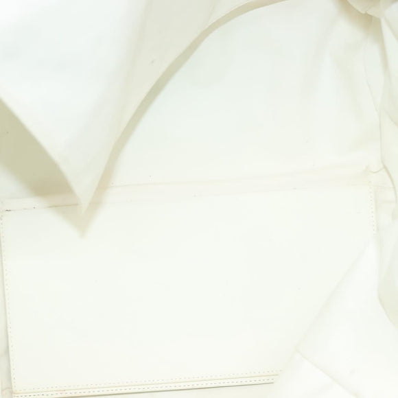 CHANEL Tote Bag Nylon Green Silver CC Auth mr1316