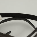 BALLY Quilted Boston Bag Nylon Black Silver Auth mr1328-8