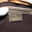 GUCCI GG Crystal Hand Bag Coated Canvas Beige Gold 193604 Auth mr1331-18