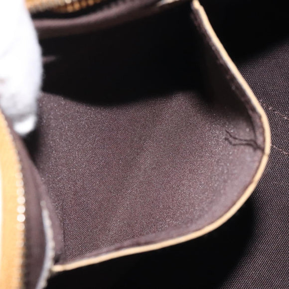 GUCCI GG Crystal Hand Bag Coated Canvas Beige Gold 193604 Auth mr1331