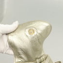 LOEWE Backpack Leather Gold Auth mr1333-11