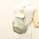 LOEWE Backpack Leather Gold Auth mr1333-27