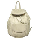 LOEWE Backpack Leather Gold Auth mr1333-13