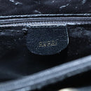 GUCCI Bamboo Hand Bag Leather Black Gold 002 1186 0259 Auth mr1334-18