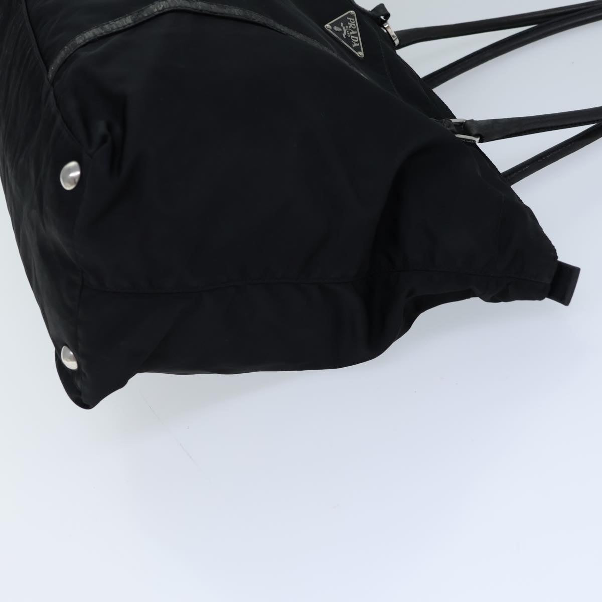PRADA Tote Bag Nylon Black Auth mr134