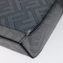 FENDI Shadow Clutch Bag Leather Navy Silver 7VA564 AP1B F1L7Q Auth mr1344-7