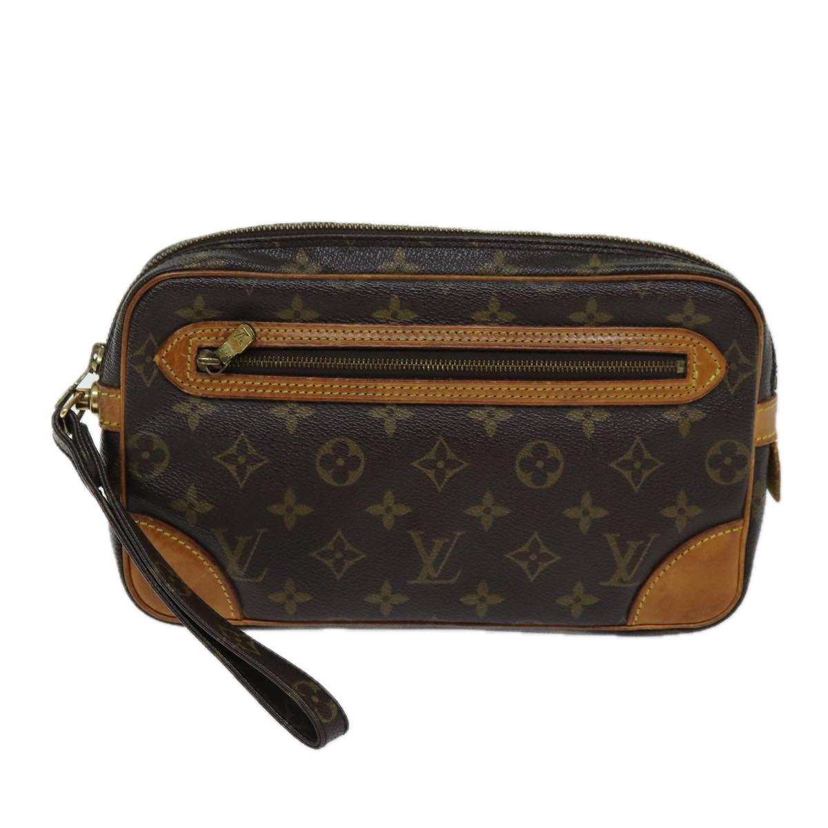 LOUIS VUITTON Monogram Marly Dragonne GM Clutch Bag M51825 LV Auth mr136