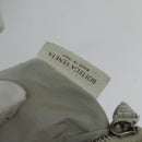 BOTTEGA VENETA MAXI INTRECCIATO Cassette Shoulder Bag Nylon Gray Auth mr1362-25