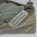 BOTTEGA VENETA MAXI INTRECCIATO Cassette Shoulder Bag Nylon Gray Auth mr1362-26