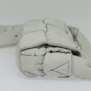 BOTTEGA VENETA MAXI INTRECCIATO Cassette Shoulder Bag Nylon Gray Auth mr1362-5