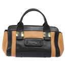 Chloe Little Alice Hand Bag Leather Pink Gold Auth mr1364-13