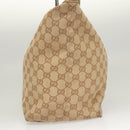 GUCCI GG Canvas Sherry Line Hand Bag Beige Gold 139260 Auth mr1366-4