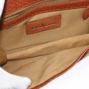 Poro Ralph Lauren Shoulder Bag Leather Brown Gold Auth mr1368-12