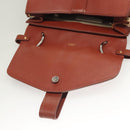 Chloe Abbey Hand Bag Leather 2way Brown Gold Auth mr1375-9