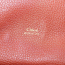Chloe Abbey Hand Bag Leather 2way Brown Gold Auth mr1375-31