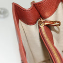 Chloe Abbey Hand Bag Leather 2way Brown Gold Auth mr1375-36