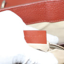 Chloe Abbey Hand Bag Leather 2way Brown Gold Auth mr1375-11