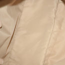 Christian Dior Canage Hand Bag Nylon Beige Gold Auth mr1376-10