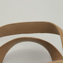 Christian Dior Canage Hand Bag Nylon Beige Gold Auth mr1376-8