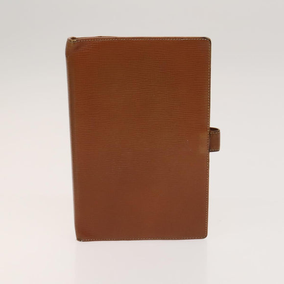 LOEWE Day Planner Cover Shoulder Bag Suede Leather 2Set Brown Auth mr1380