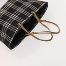 BURBERRY Nova Check Hand Bag Nylon 2Set Red Black Auth mr1381-13