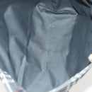 BURBERRY Nova Check Hand Bag Nylon 2Set Red Black Auth mr1381-17