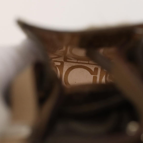 Salvatore Ferragamo Hand Bag Vinyl 2 Set Brown Auth mr1382