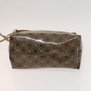 Salvatore Ferragamo Hand Bag Vinyl 2 Set Brown Auth mr1382-7