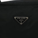 PRADA Shoulder Bag Nylon Black Silver Auth mr1401-17
