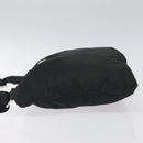 PRADA Shoulder Bag Nylon Black Silver Auth mr1401-4