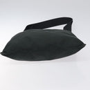 PRADA Shoulder Bag Nylon Black Silver Auth mr1401-5