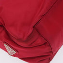 PRADA Hand Bag Nylon Plastic Pink Clear Auth mr1402-15